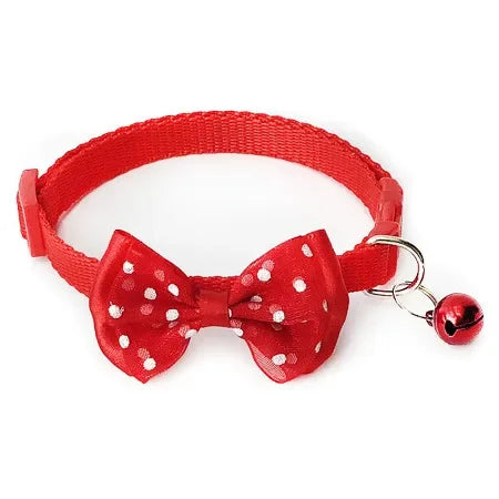 Pet Bow Tie Collar Tuxedo - Formal Necktie for Dogs & Cats, Small & Medium (32cm/12.6in, 40cm/15.75in) - 12 Colors